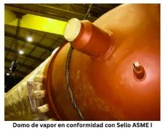Domo de vapor ASME